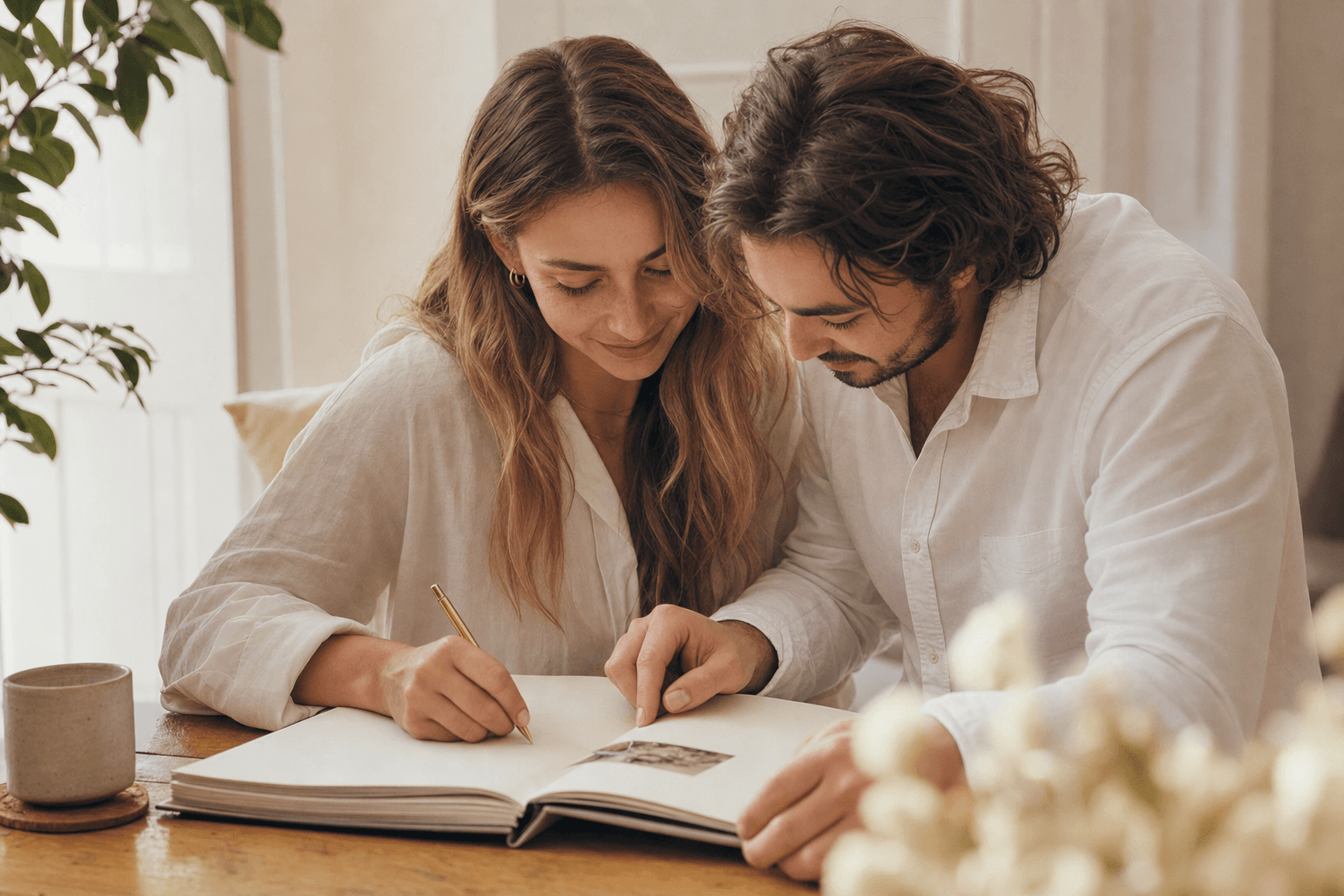 How to start a shared memory book with your partner